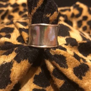 Silpada Hammered sterling silver cuff ring